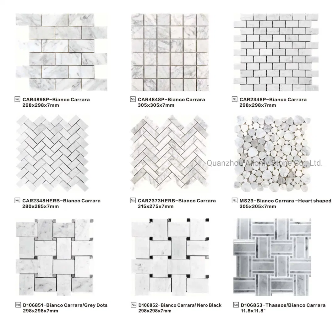 Natural Honed Crema Marfil Beige Marble Mosaic Tile for Floor and Wall