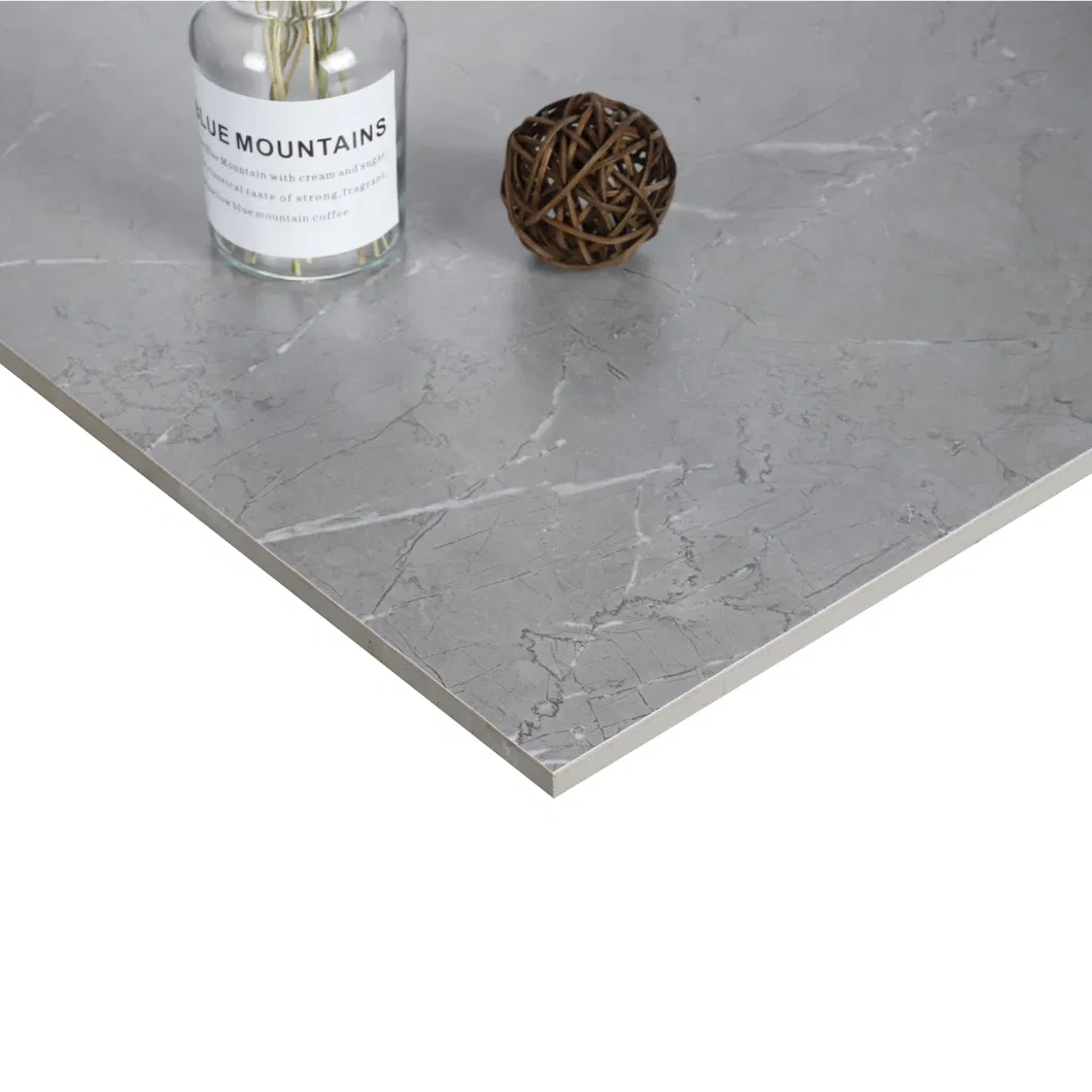 China Manufacturer Non Slip Glazed Polished Ceramic Floor Tile in Marble Look