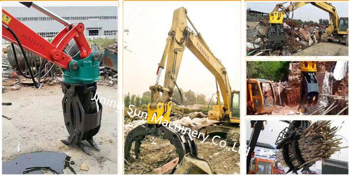 Excavator Attachments Mechanical Wood/Logs/Timber Grab