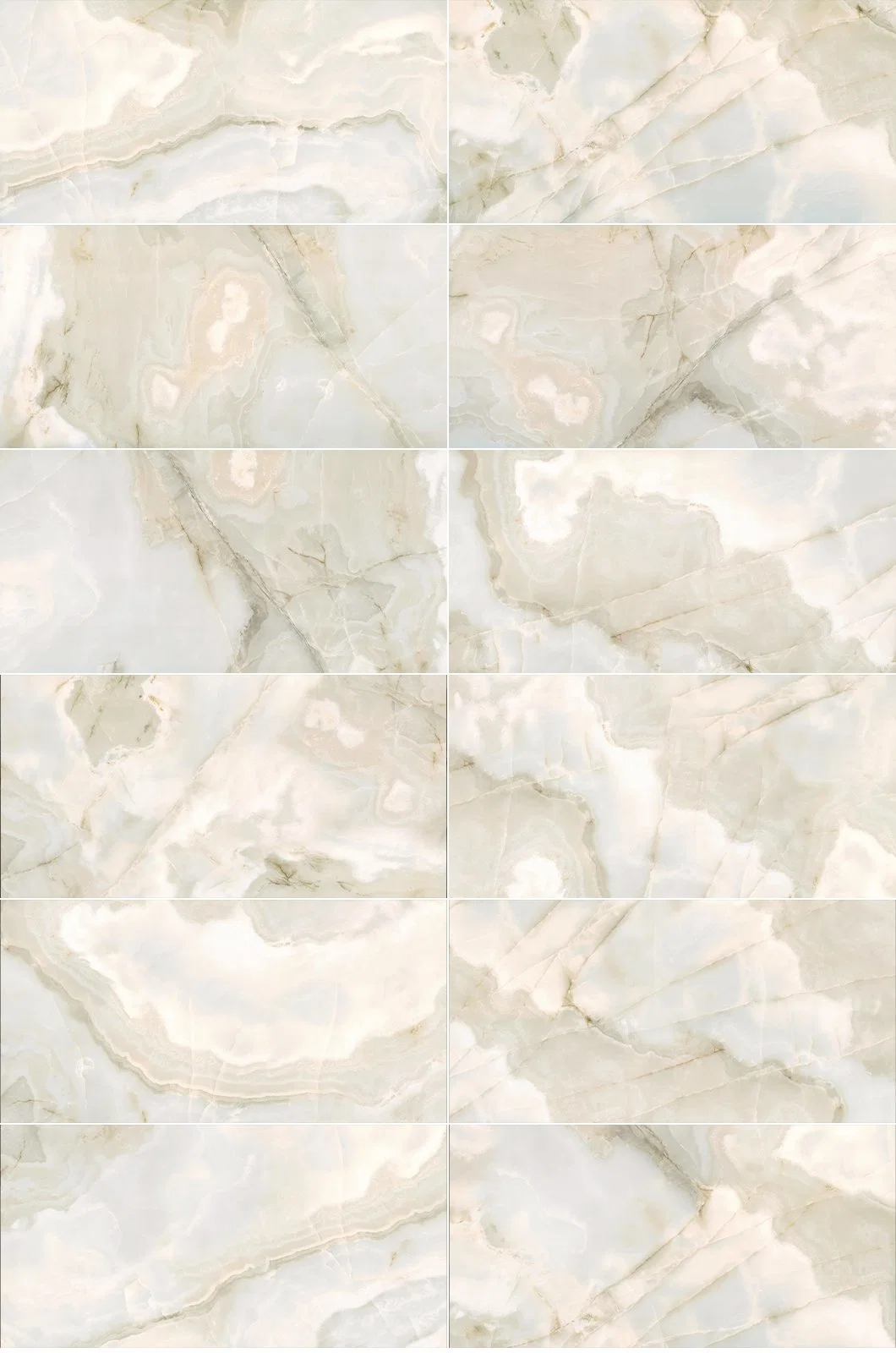 90X180cm Good Quality Multi-Face Design Beige Onyx Effect Porcelain Tile