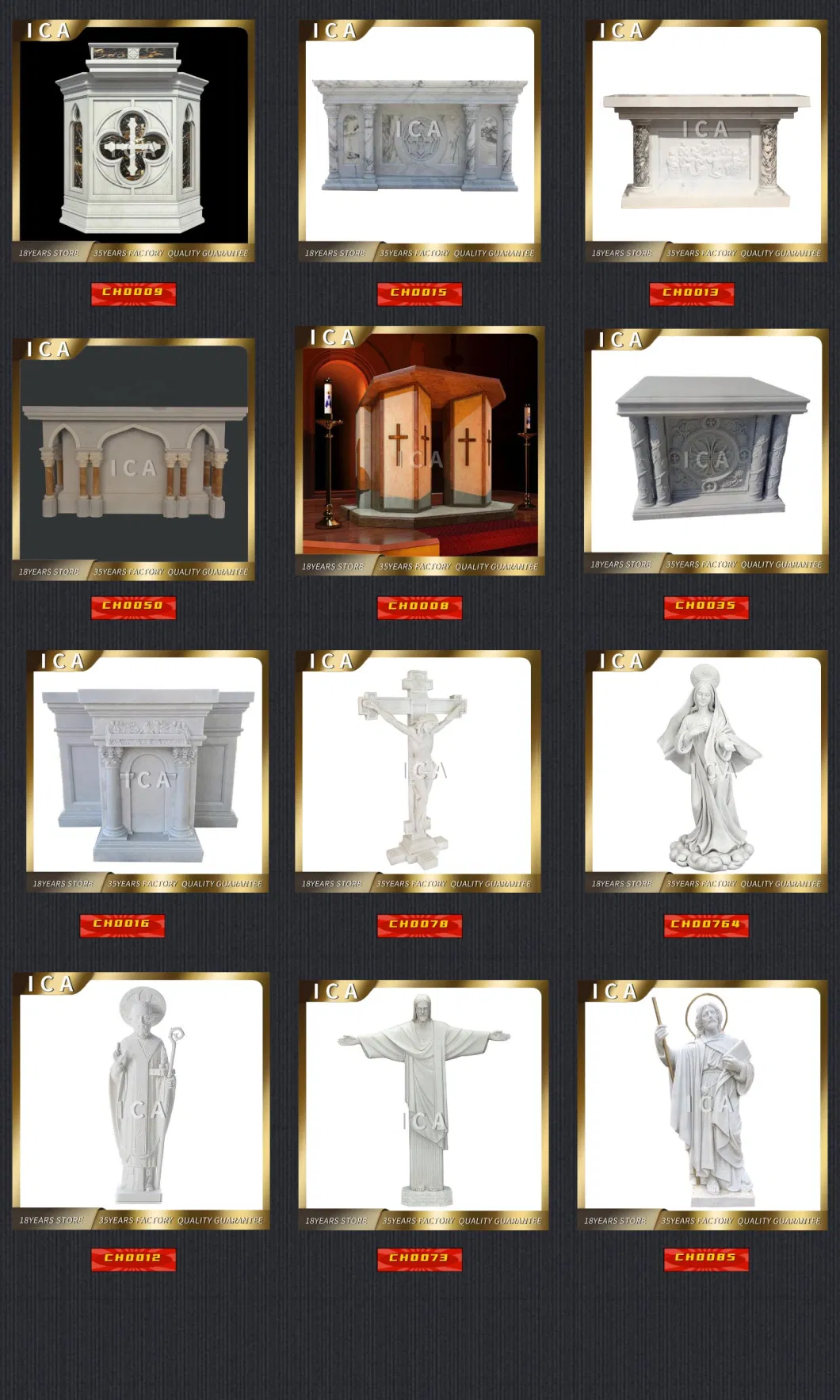 Latest Religious Church Ornaments Virgin Mary Statues Marble Sculptures