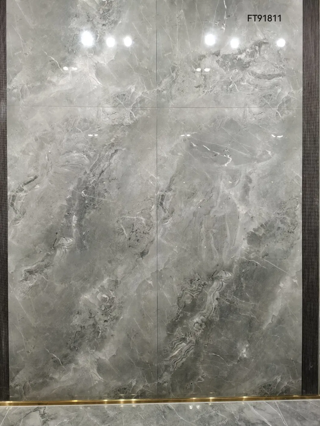 House Building Material 900*1800mm Foshan Factory Bathroom Vitrified Full Body Glazed Polished Porcelain Ceramic Floor Flooring Wall Tile