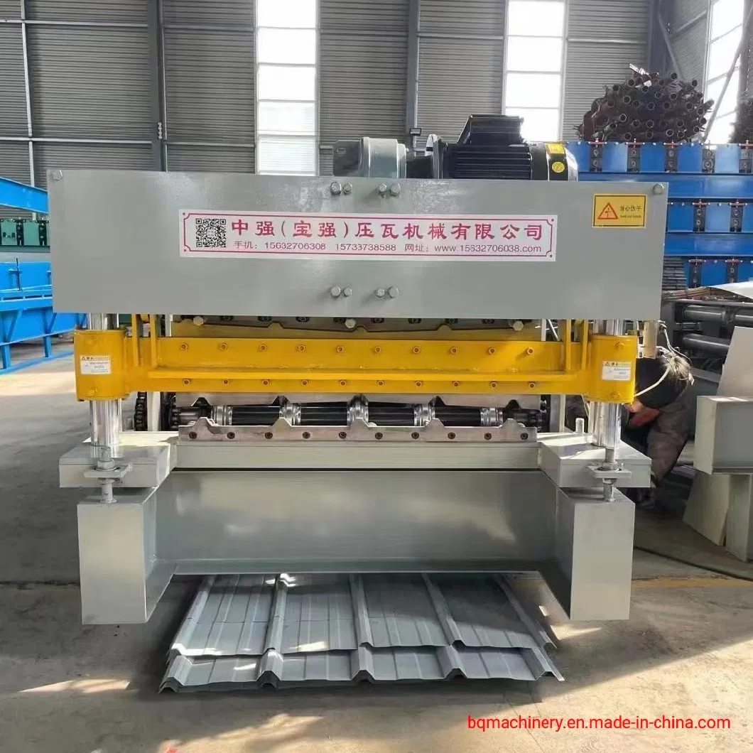 Double Layer Resin Tile Building Material Machinery Steel Tile Roofing Sheet Roll Forming Machine