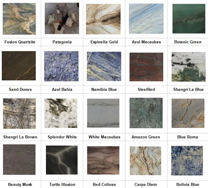 Amazon Green Quartzite for Polished Tiles&Slabs&Countertop