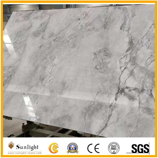 Popular Natural Stone Calacatta Grey Marble Slabs for Floor/Wall Tiles