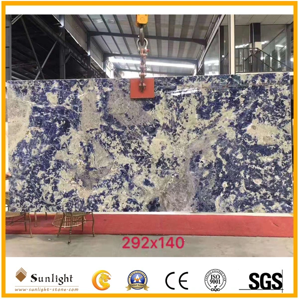 High Quality Book Match Luxury Bolivia Blue Granite Slabs, Tiles