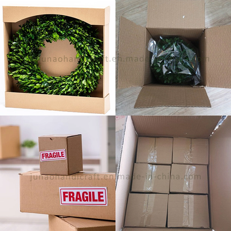 100% Natural Preserved Boxwood Real Foliage Wreath Timeless Design Home Decorative Accents