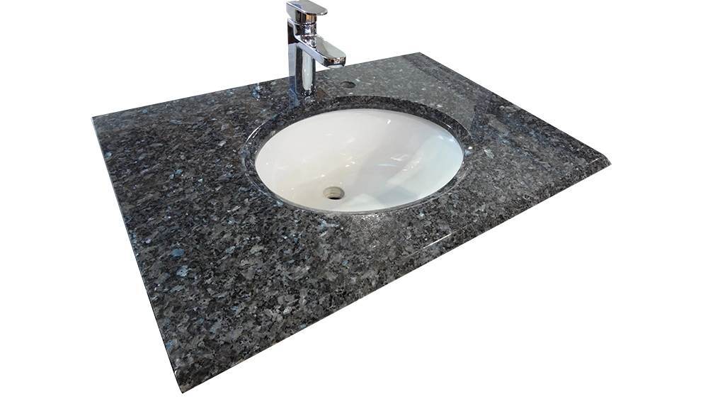Navy/Black/Brown/Blue Pearl Granite Vanitytop/Countertop/Island for Kitchen/Bathroom Flooring Tiles Wall Mosaic