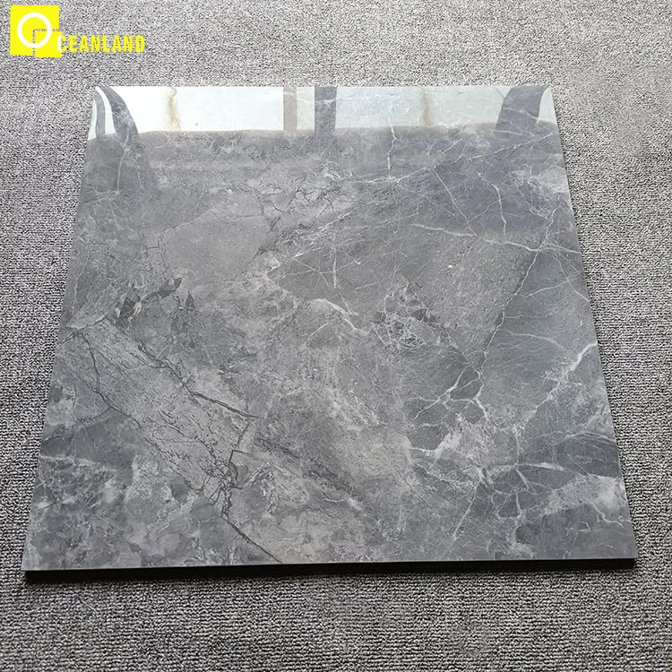 Foshan Home 600X600 Gray Polished Glazed Porcelain Floor Tile Price