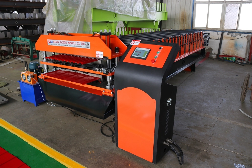 Corrugated Tile Zincalum 5V Metal Roof Tile Making Machine