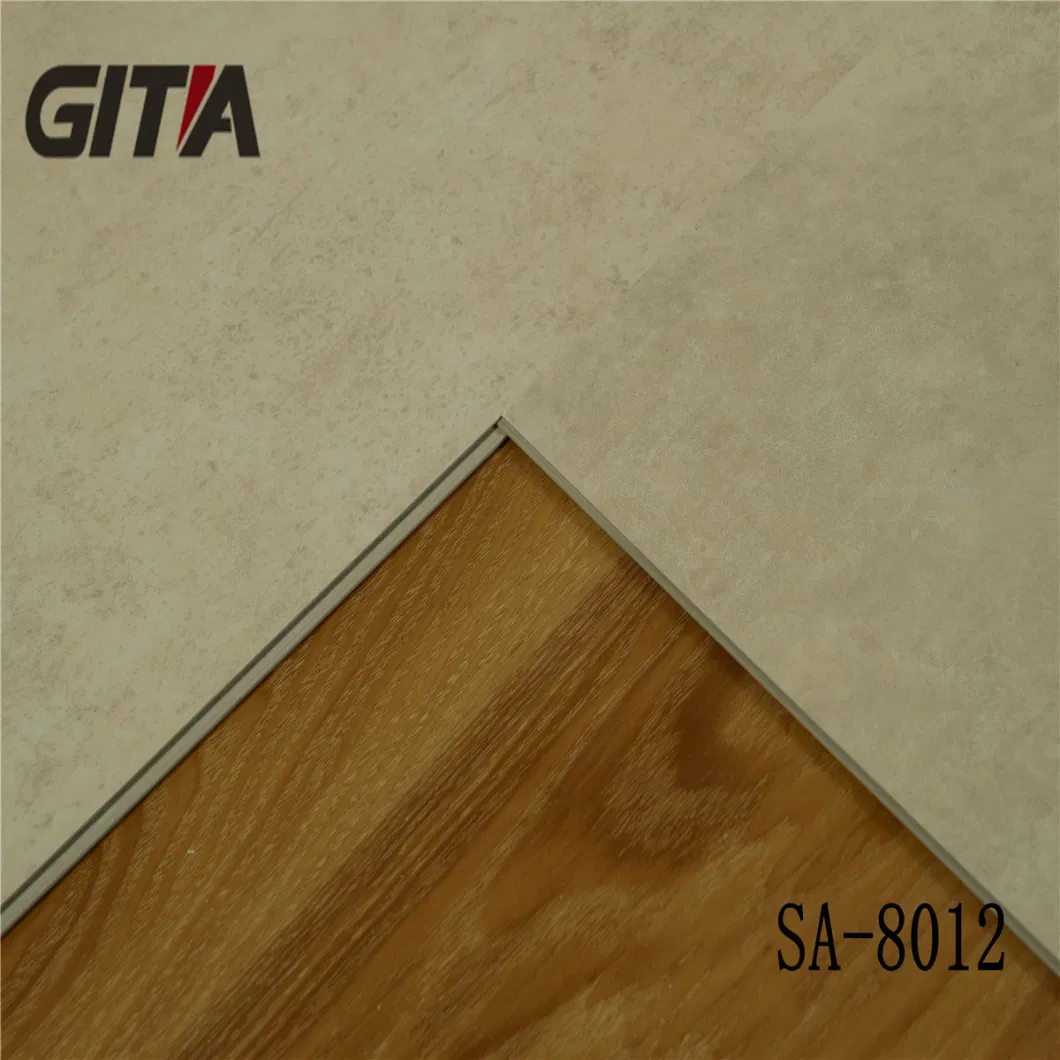 Merbau Wood Ceramic Polished Floor Tile Plastic Composite Flooring