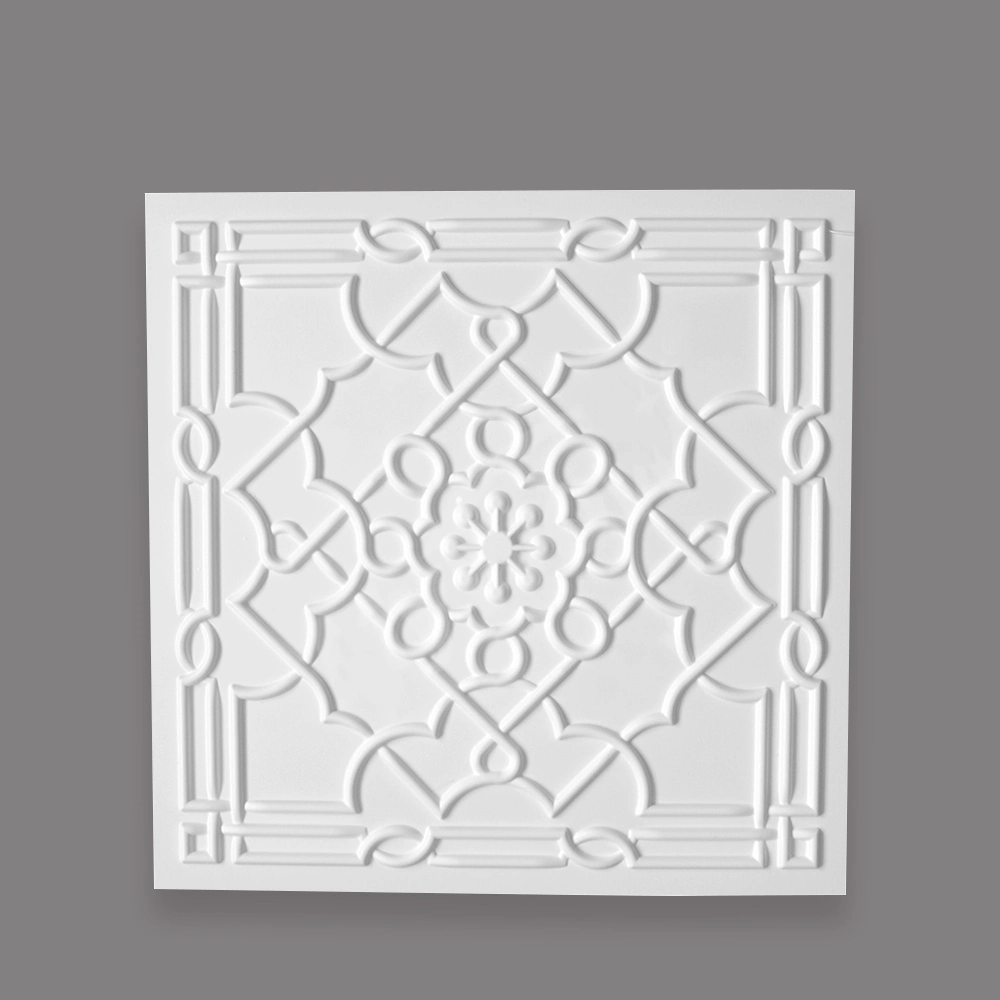 24X24 Inches Moistureproof 3D PVC Ceiling Tile for Home Decor