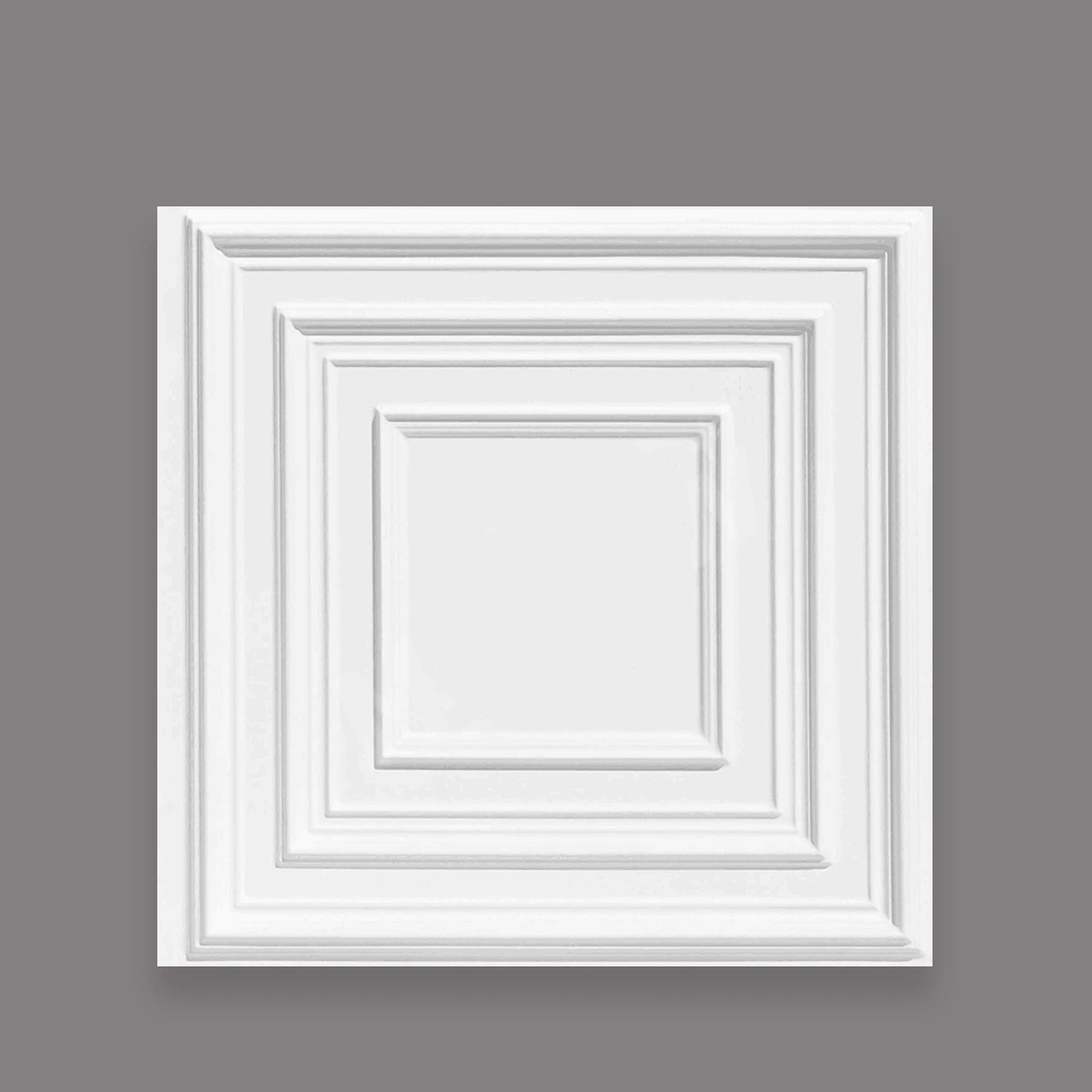 24X24 Inches Moistureproof 3D PVC Ceiling Tile for Home Decor