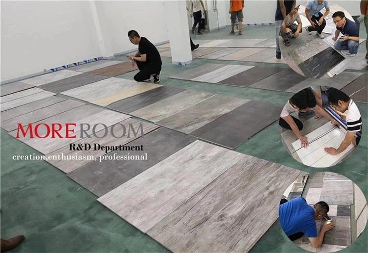 Dark Brown Kitchen Non Slip Matte Ceramic Tiles Floor