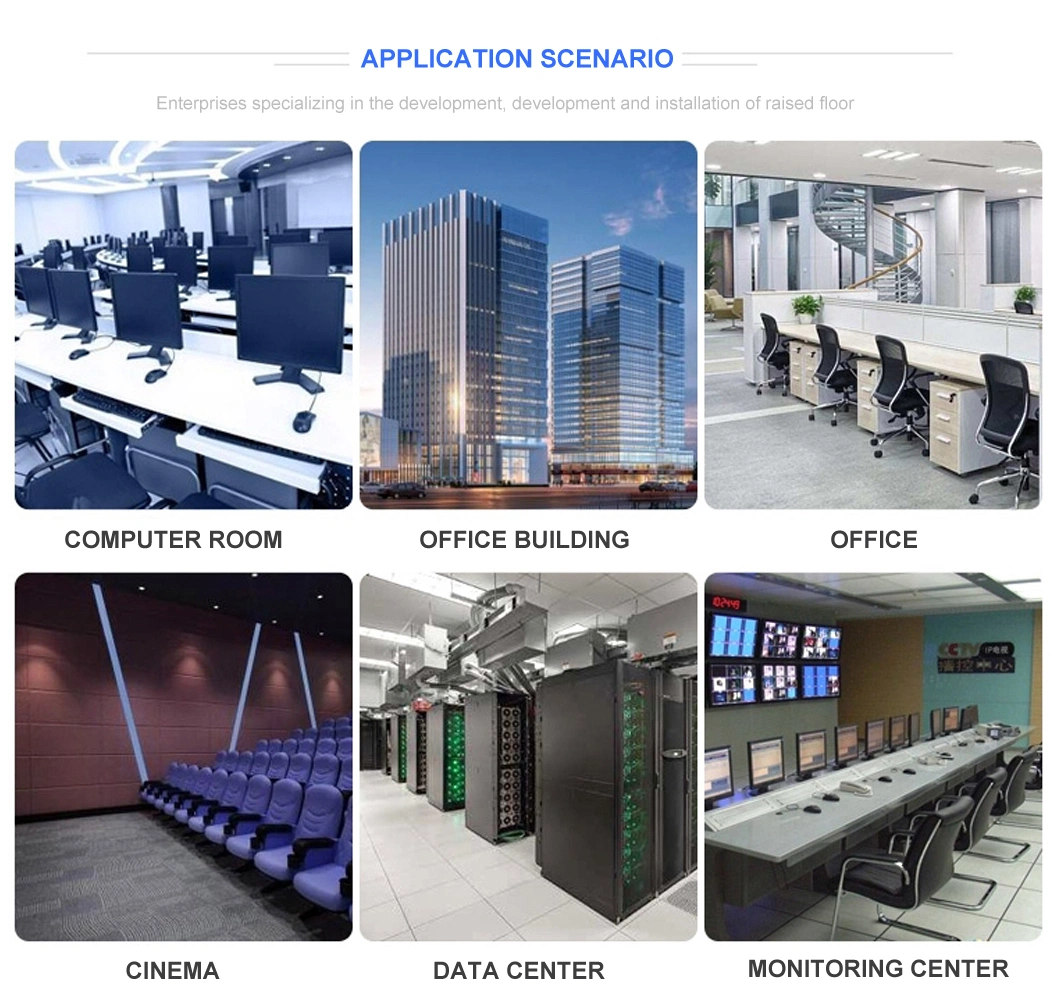 Strong Abrasion Resistance Ceramic Anti-Static Raised Floor for Data Center, Computer/Control Room, Computer/Control Room, Communication Center, Laboratory