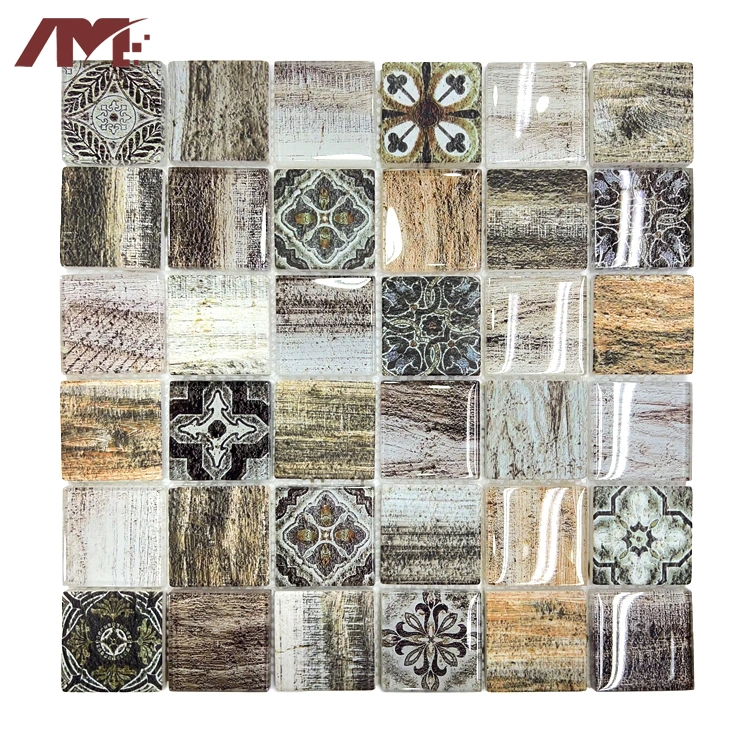 Wholesale China Supplier Hotel Bathroom Kitchen Wall Crystal Glass Mosaic Tiles