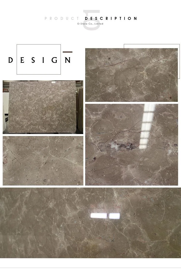 Polished China Beige/Grey Cheap Stone Marble Slabs Floor Wall Tiles