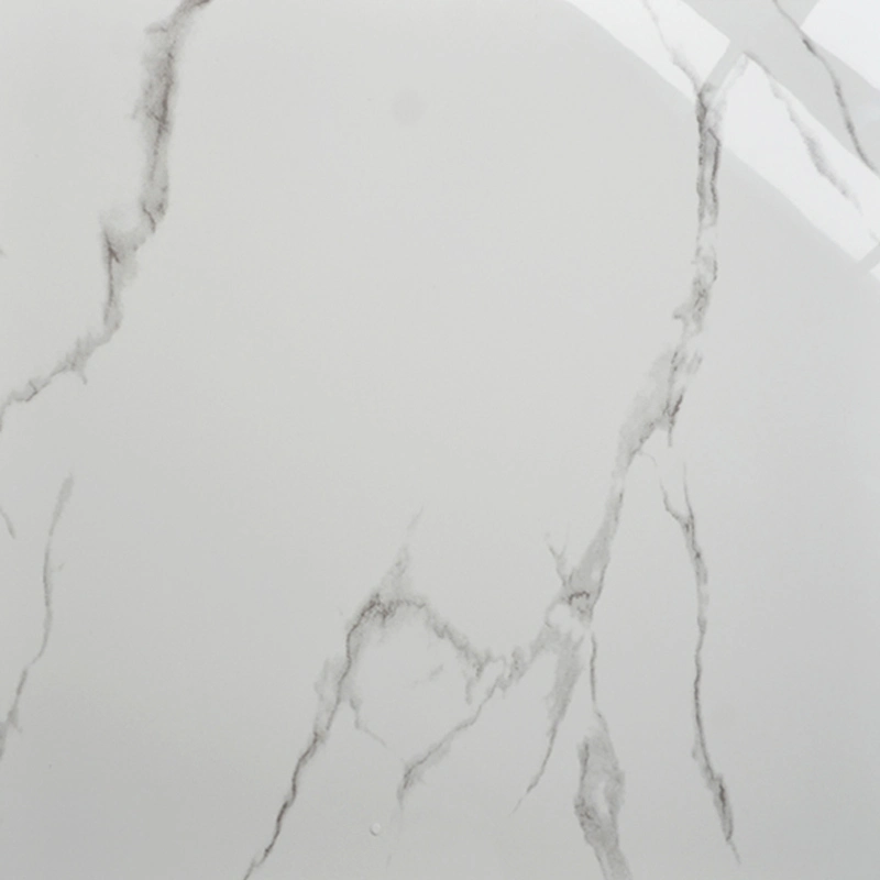 Hot Sale Full Glazed Polished Carrara White Ceramic Tile