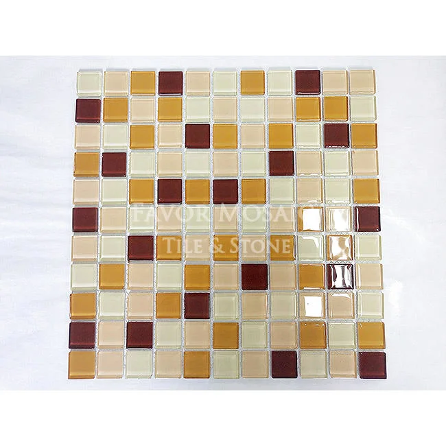 Manufacturer Price Tiles Glass Mosaic Glass Mosaic for Floor Wall Tile China Fashion in Stock