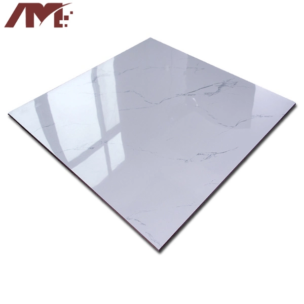 Chinese Floor 60X60 White Polished Glazed Porcelain Non Slip Cheapest Tile