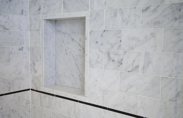 Modern Design Floor Wall Bathroom Kitchen Lobby Stone Slab Matte Surface Marble Tiles Italian Carrara White Marble Tile
