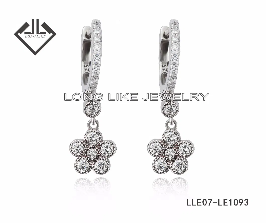 latest Hotselling Silver Leverback Earrings for Women