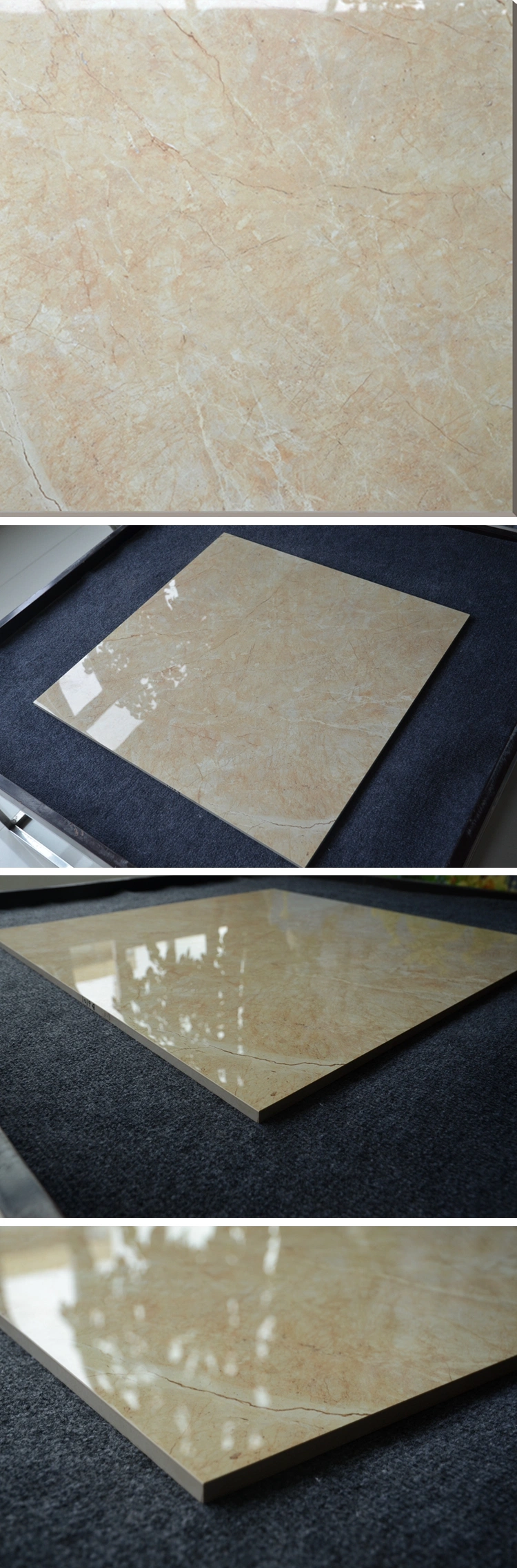 in Senegal Rialto Beige Glazed Porcelain Tile for Kitchen