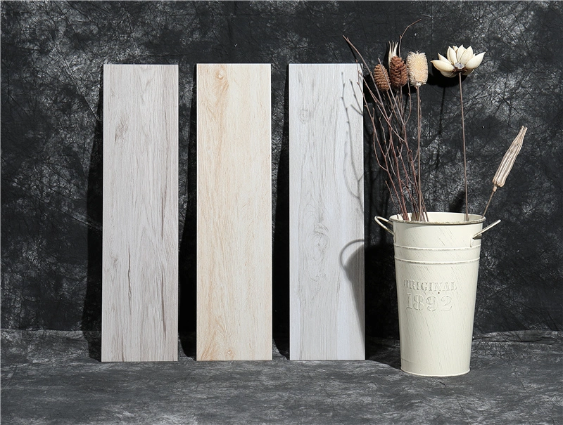 for Study Room Dark Porcelain Tile That Looks Like Wood Anti-Slip and Anti-Dirt Wood Look Porcelain Timber Floor Ceramic Tile