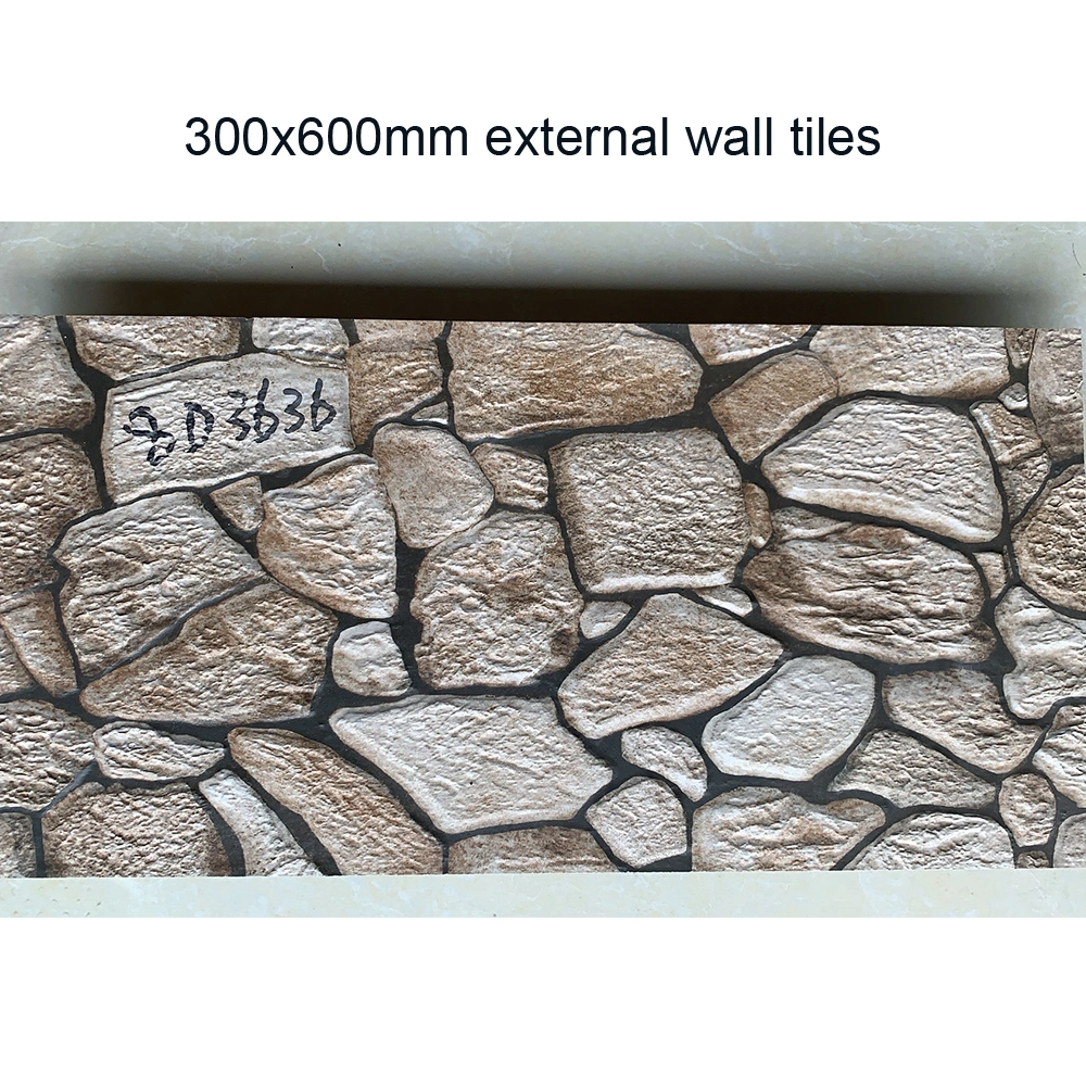 12X24 Rough Stone Look Ceramic Wall Tile for Outdoor Building