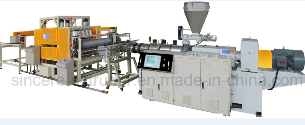 Three-Layer PVC Plastic Corrugated Roofing Tile\Sheet Manufacturing Machine