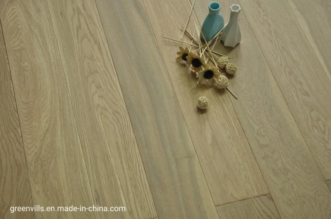 190mm Width White Oak Hardwood Flooring Natural Oak Engineered Parquet