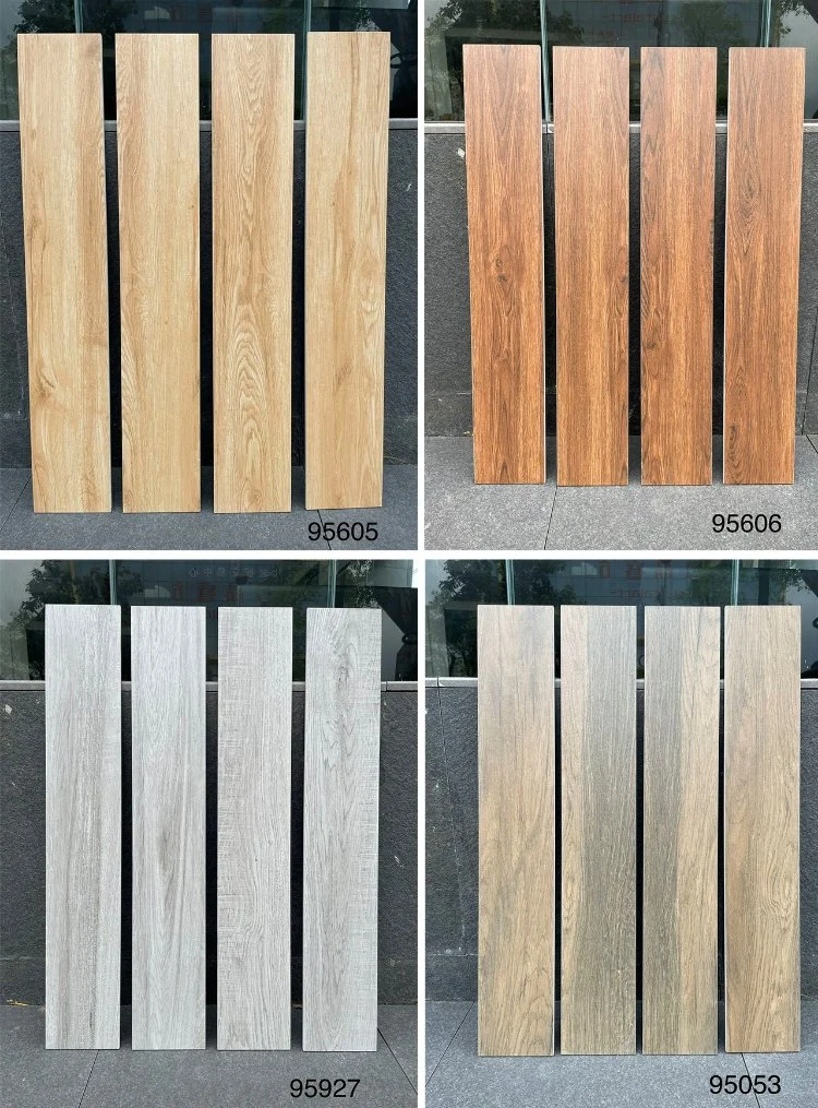 150X900 Rustic Wooden Texture Floor Tiles From Guangdong Wood Effect