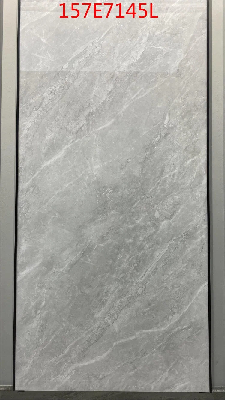 750*1500mm Gray Marble Look Polished Glazed Porcelain Floor porcelain Tiles for Living Room Bathroom