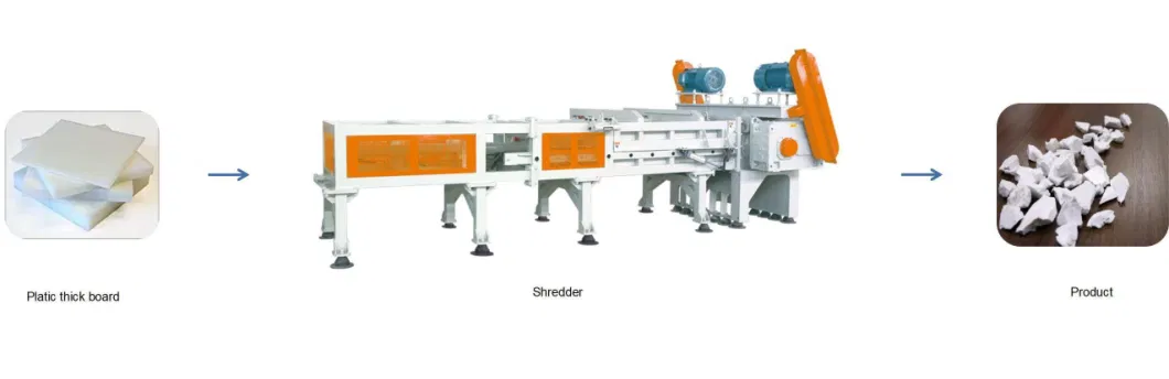 Jwell Single Shaft for Sheet Shredder Is Used to Shred for Thick Materials