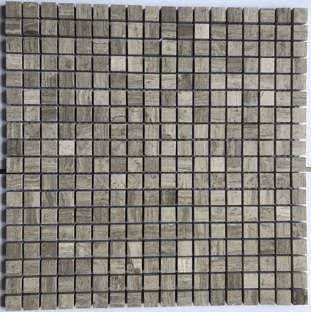 Promotion Gray Marble Herringbone Pattern Mosaic