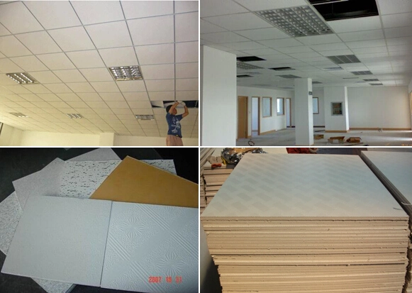 PVC Gypsum ceiling Tile/Perforated ceiling Tile/154/996/238 Design