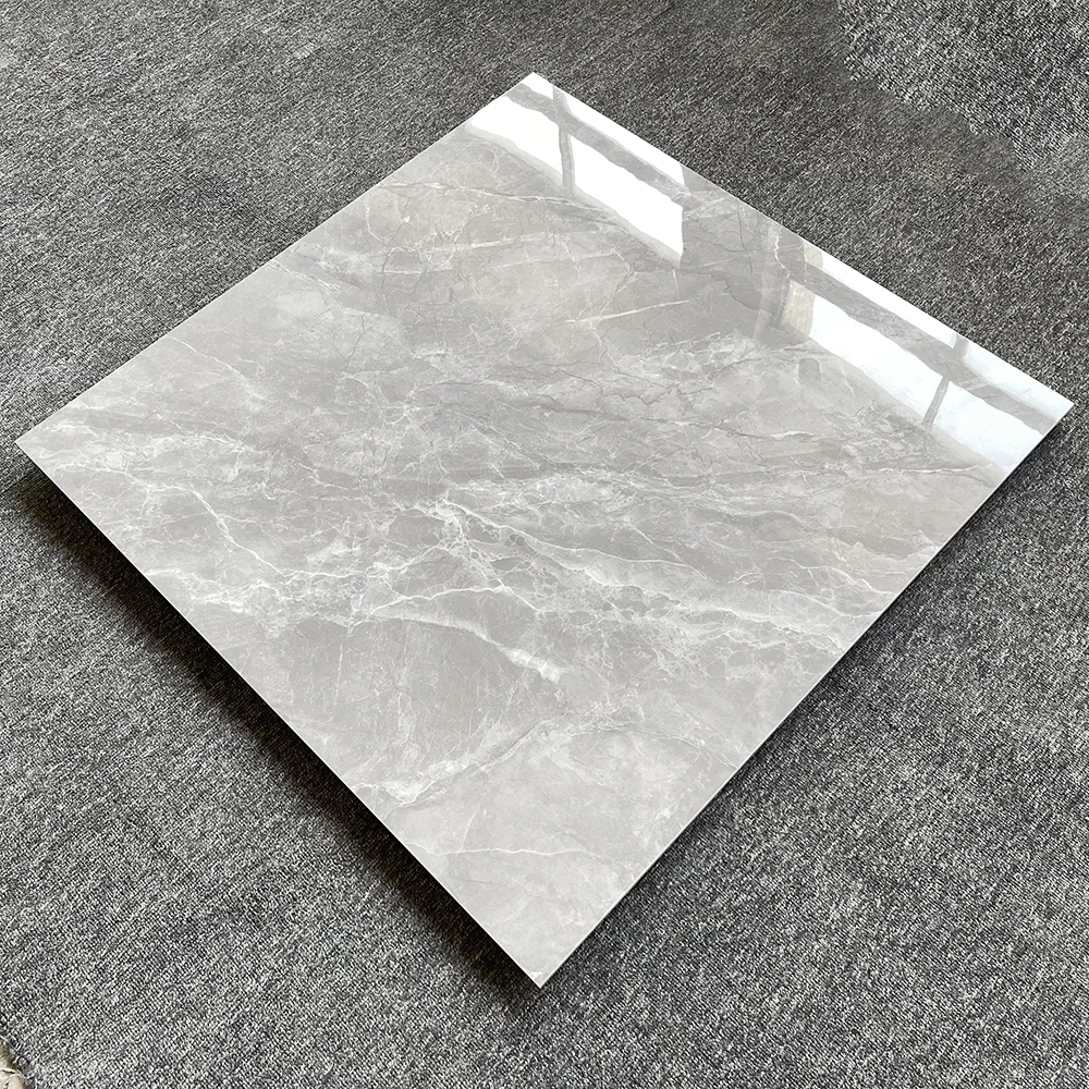 Guangdong Foshan Tile 800X800 Gray 80X80 Living Room Tile Gray Marble Floor Tile