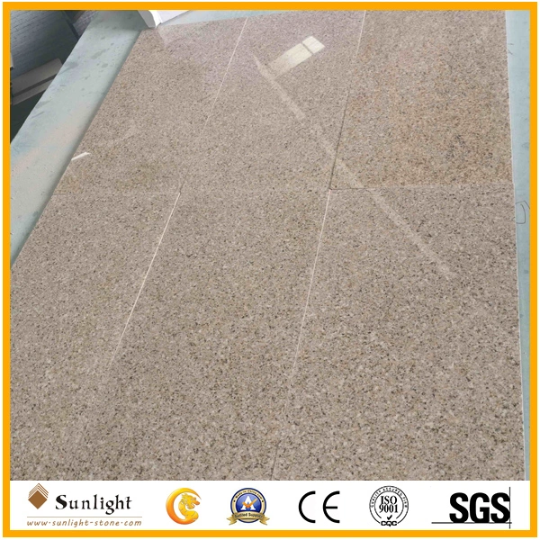 Cheap G682 Sunset Gold Misty Yellow Granite Flooring Tiles