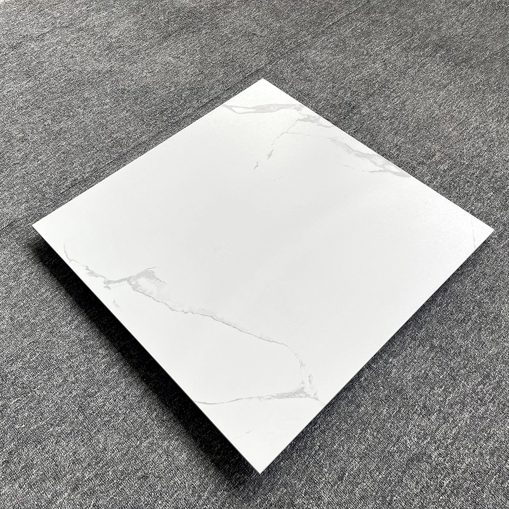 Foshan Living Room Porcelain Floor Tiles Non Slip White Marble Tile