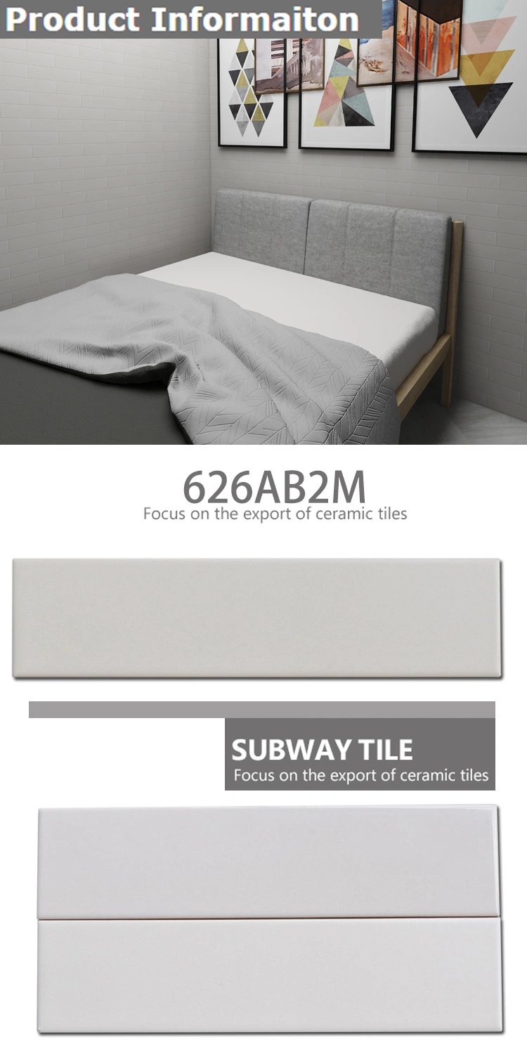 65X265mm off-White Subway Wall Tiles Living Room/Kitchen Backsplash Wall Decoration