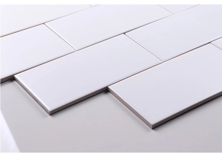 100X200mm Subway Tiles off-White Pure White Wall Tiles for Interior Wall Deocration Metro Tiles