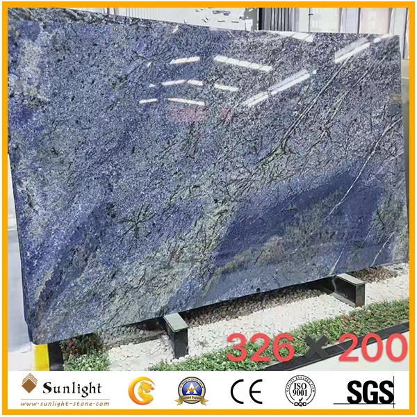 High Quality Book Match Luxury Bolivia Blue Granite Slabs, Tiles