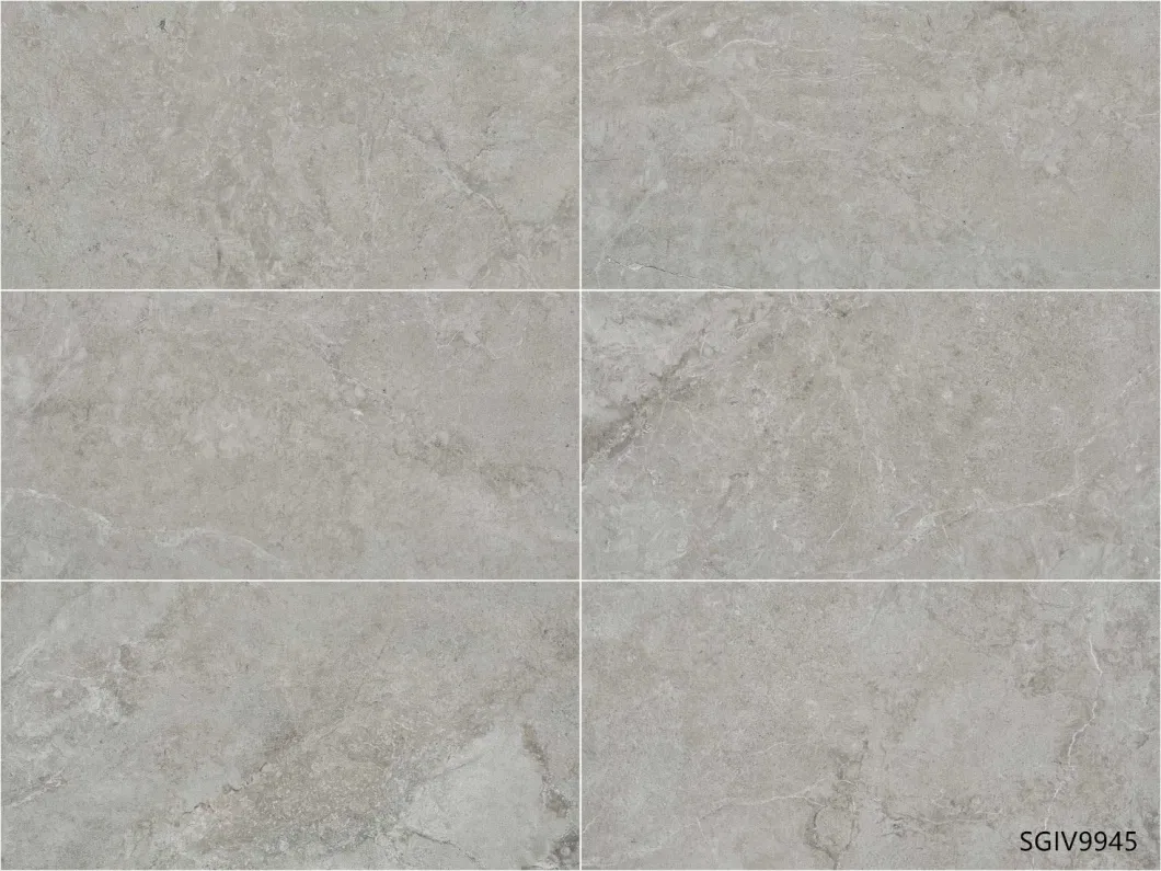 Matte Grey Ceramic Tile Non-Slip Bathroom Floor Tiles