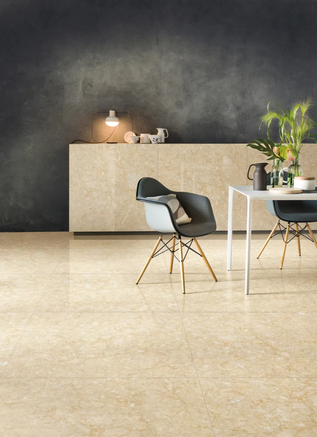 800X800mm/1200X600mmceramic Vitrified Flooring Polished Porcelain Tile for Bedroom