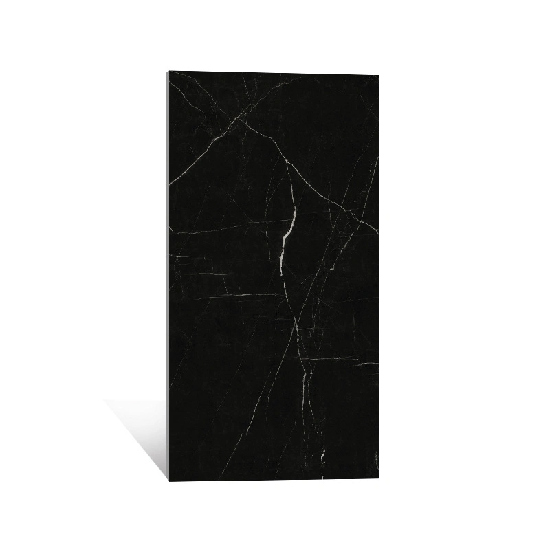 Black Marble Full Glazed Ceramic Porcelain Tiles for Floor Building Material