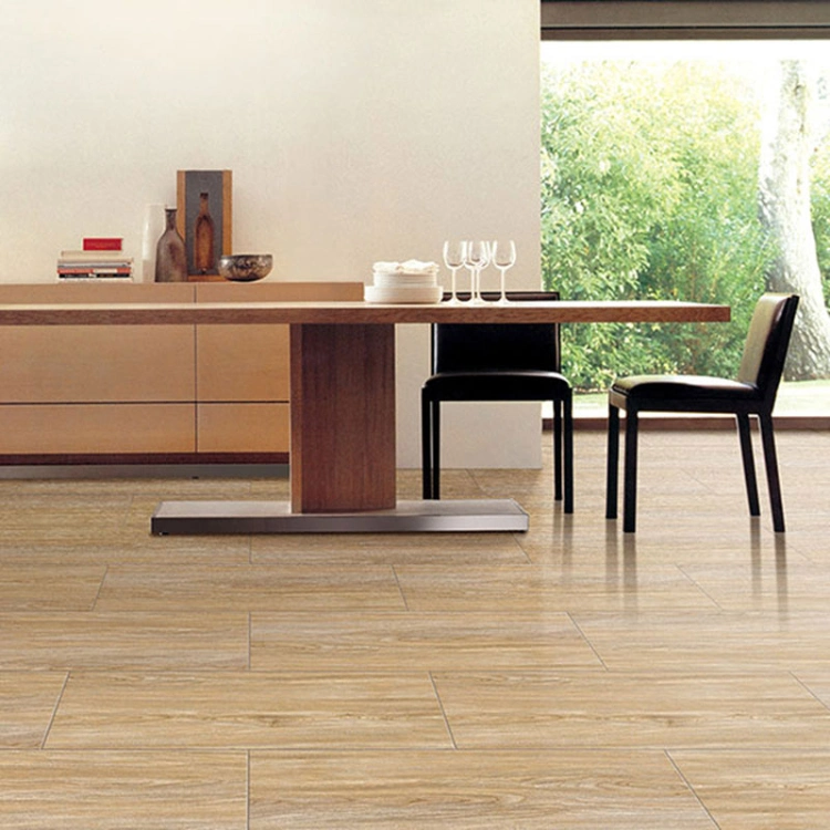 Wood Non-Slip Ceramic Floor Tiles with ISO Certification