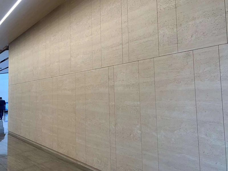 Ivory White Travertine Tiles for Wall Cladding