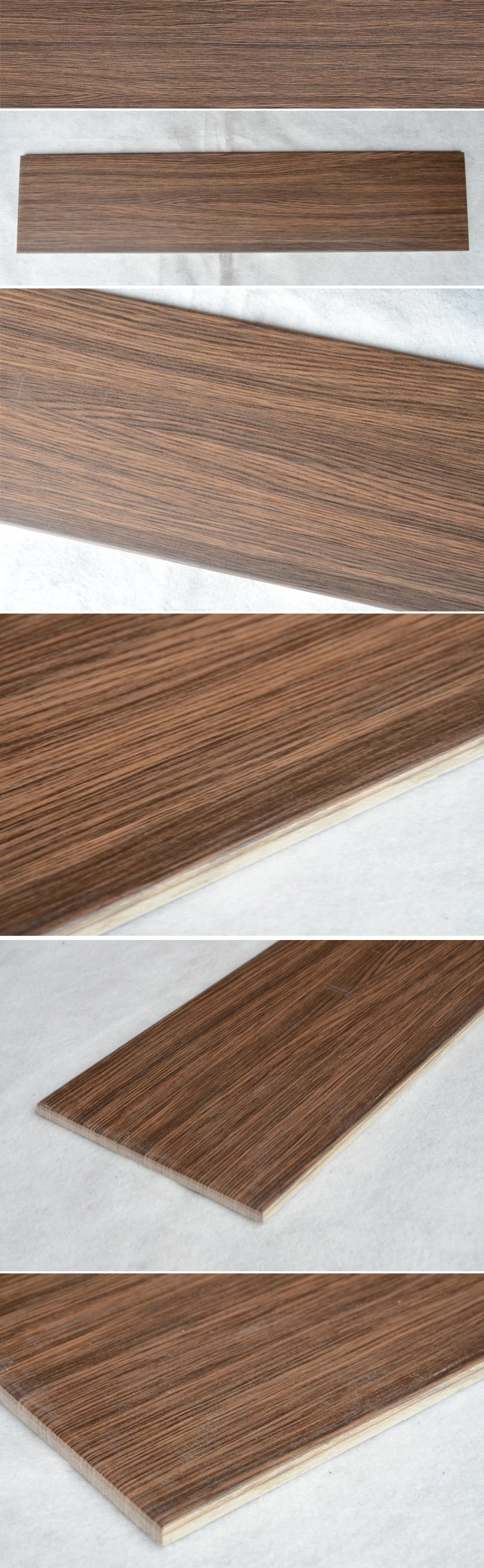 Suitable for Bedroom Kitchen Porcelain Wood Look Tile Flooring