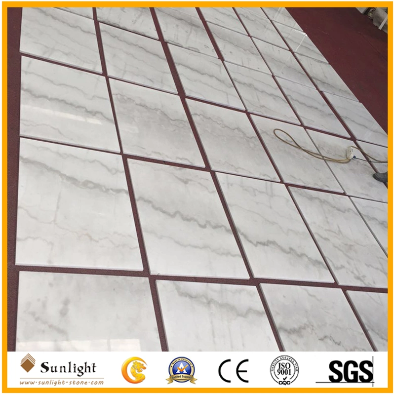 China Carrara Guangxi White Marble Floor Flooring Tiles