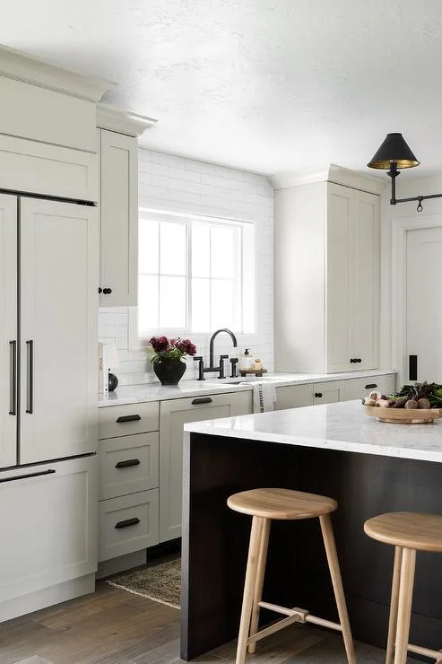 White Black Modern Wood Durable High Glossy Kitchen Cabinet